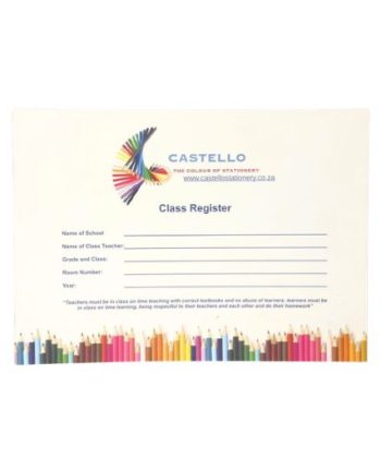 Castello A4 Landscape School Attendance Register