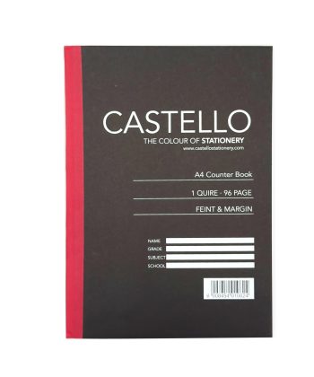 Castello A4 96 Page 1 Quire Feint & Margin