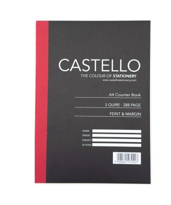 Castello A4 288 Page 3 Quire Feint & Margin