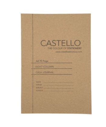 Castello A4 72 Page Accounting Book 8MC Cash Journal
