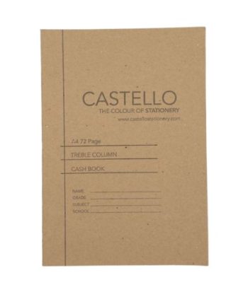 Castello A4 72 Page Accounting Book Cash