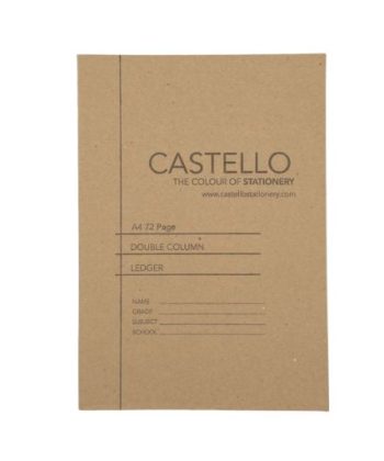 Castello A4 72 Page Accounting Book Ledger