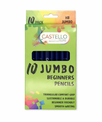 Castello Beginner Tri Grip Jumbo HB Pencils