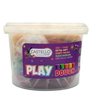 Castello Playdough 5KG Bucket Assorted Colors