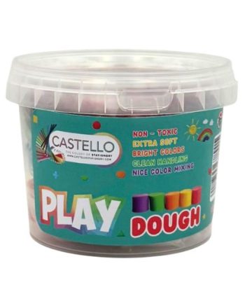 Castello Play Dough 500G Tub Assorted Colors