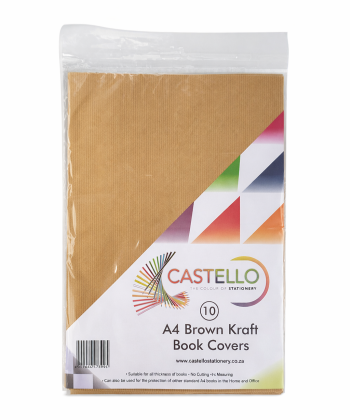 Castello A4 Brown Kraft Book Covers